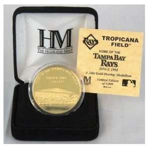  Tropicana Field 24KT Gold Commemorative Coin Everything 