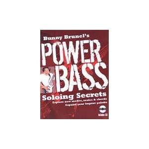  Bunny Brunels Power Bass Soloing Secrets Softcover with 