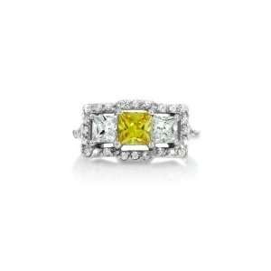  Trixies Canary CZ Ring 