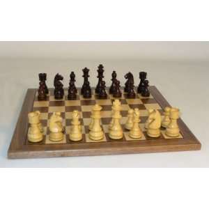   Chess Wood Chess Set   Rosewood Kasparov on Walnut Board Toys & Games