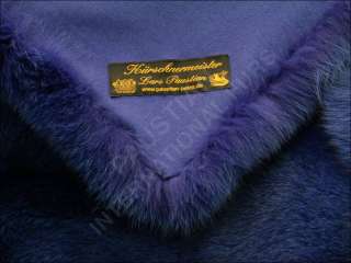   399 SAGA real blue fox fur blanket (Origin Assured) fur rug  