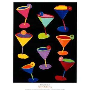   Martinis Finest LAMINATED Print Kathryn Fortson 12x16