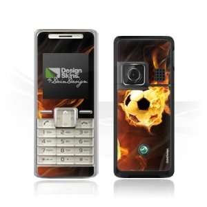  Design Skins for Sony Ericsson K200i   Burning Soccer 