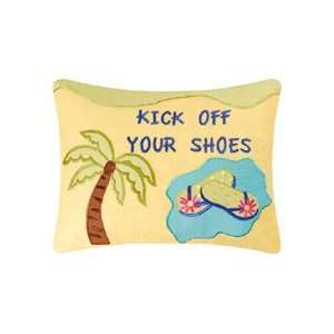    12 x 16 Saying Pillow, Kick Off Your Shoes