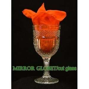  Cut Glass Mirror Goblet Magic Trick Device Toys & Games