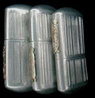 Trois (3) briquets aluminum 1930; deux sont en trés bon état et l 