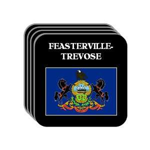 US State Flag   FEASTERVILLE TREVOSE, Pennsylvania (PA) Set of 4 Mini 