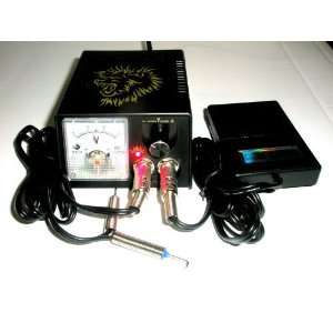  Analog Tattoo Gun Power Supply with Power Clip Cord Foot 