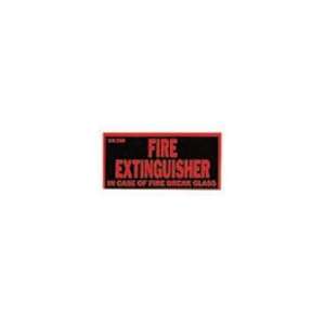 JL Industries DRFER Fire Extinguisher Decal