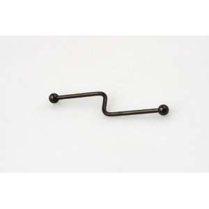  Stainless Steel Industrial Barbell   14g: Jewelry