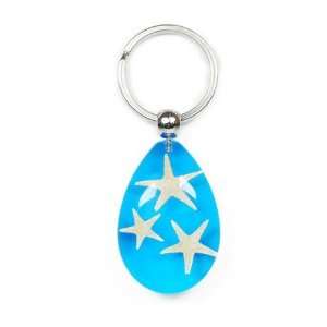    Starfish Water Drop Shape Clear Blue pack of 4: Patio, Lawn & Garden