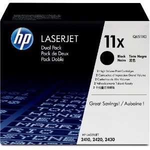  HP Laserjet 11X Black Dual Pack (11X) Cartridge in Retail 
