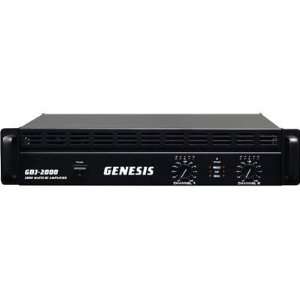  Genesis GDJ 2000 2000 Watt DJ Power Amplifier: Electronics