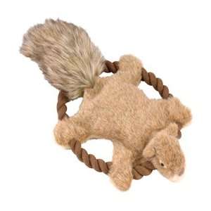   GoDog Plush Dog Toy Mini Rope Flyer Frisbee Squirrel: Everything Else