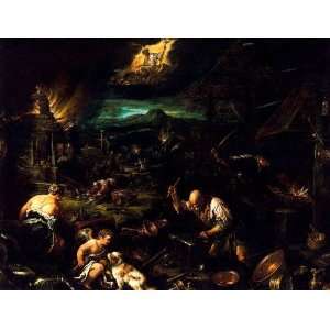  FRAMED oil paintings   Jacopo Bassano (Jacopo da Ponte 