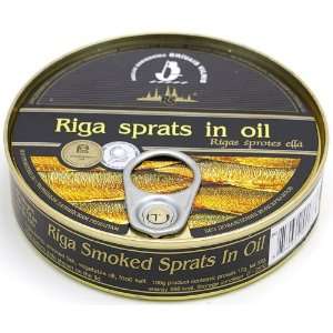 SPRATS (In Oil) LATVIA, Smoked Riga Sprats in Oil Packaged in Easy 