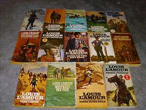 LOUIS LAMOUR~14 BOOK GREAT WESTERNS LOT~#1 9780553252064  