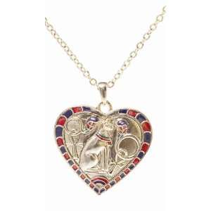    Mystica Collection Jewelry Necklace   Heart Bastet