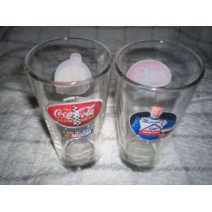    Coca Cola Nascar Collector Kurt Bush 20oz Glasses 