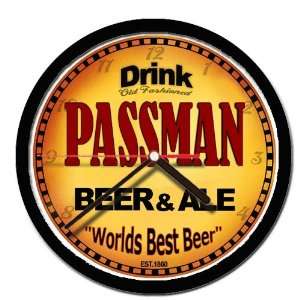  PASSMAN beer and ale cerveza wall clock: Everything Else