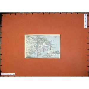  1913 Colour Map Germany Ranzow Binz Gohren Sassnitz: Home 