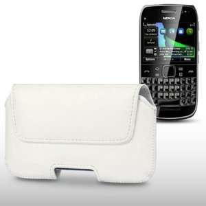 NOKIA E6 SOFT PU LEATHER BELT LATERAL ORIENTATION CASE BY CELLAPOD 