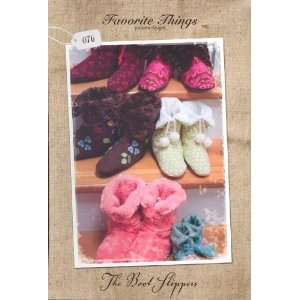   Things The Boot Slippers Pattern By The Each: Arts, Crafts & Sewing