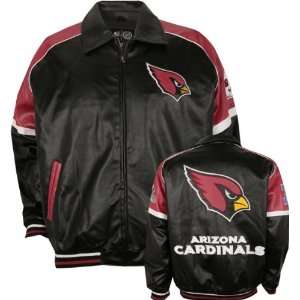  Arizona Cardinals Varsity Faux Leather Jacket: Sports 