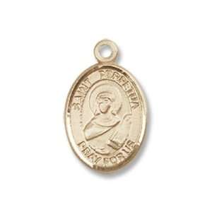  14K Gold St. Perpetua Medal Jewelry