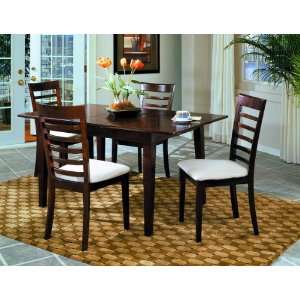  5pc Townhouse Collection Solid Wood Dining Table & Chairs 