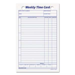  TOPS Weekly Employee Time Card TOP3016: Office Products