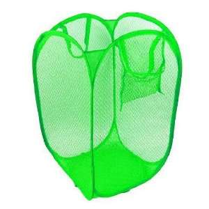  Green Mesh Fold Laundry Basket / Laundry Bag: Home 