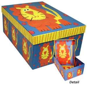  Large Lindy Bowman Friendly Lion Gift Box