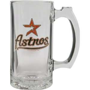  Houston Astros Beer Mug 3D Logo Glass Tankard Sports 