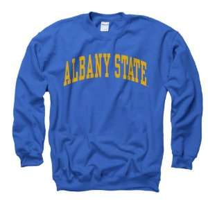  Albany State Golden Rams Royal Arch Crewneck Sweatshirt 