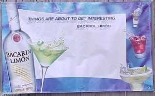 Bacardi Limon Things Are Interesting Banner 5 X 3 NEW  