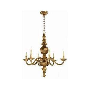  Chart House Large George II Faceted Chandelier in Crystal 