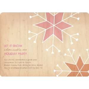  Let It Snow Snowflake Holiday Party Invitations Health 