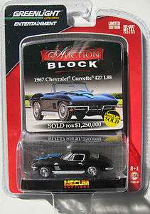 GREENLIGHT AUCTION BLOCK 13 1967 CORVETTE 427 L88  