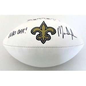  Mark Ingram Signed Ball   inscr WHO DAT PSA   Autographed 