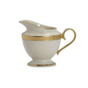  Lenox Lowell Gold Banded Ivory China Creamer Kitchen 