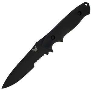 Benchmade Knives Nimravus, G10 Handle, Black Blade, ComboEdge, Kydex 