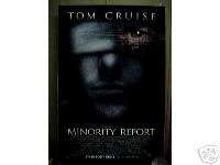 MINORITY REPORT, orig rolled advance 1 sht (Tom Cruise)  