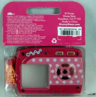 Disney Store Minnie Mouse Toy Digital Camera Realistic NEW  