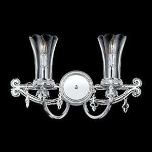  Nulco Lighting 8752 Bordeaux 2 Light Strip Bathroom Light 