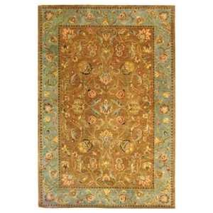  Safavieh Bergama BRG161A Brown and Blue Traditional 6 x 6 