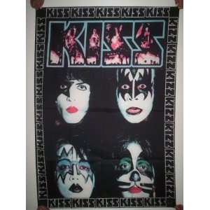  KISS 5x3 Feet Cloth Textile Fabric Poster: Home & Kitchen