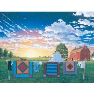  Amish Quilts 500pc Jigsaw Puzzle by Rebecca Barker Toys 