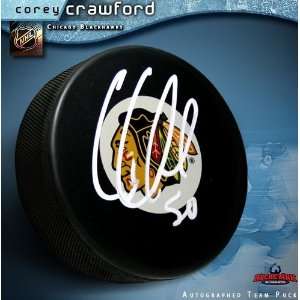  Corey Crawford Chicago Blackhawks Autographed/Hand Signed 