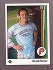Doug JENNINGS 1989 Upper Deck Error David PALMER Pic On Back Phillies 
